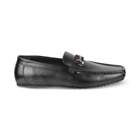 Tresmode Bilbao Black Men's Leather Loafers